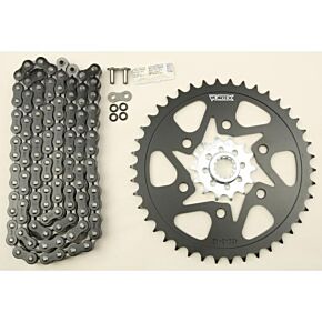 VORTEX Sprocket/chain Kit Stl/stl 14/42t Sil Sx3 520-108l Blk