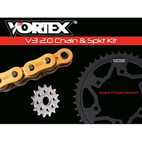 VORTEX Sprocket/chain Kit Stl/stl 14/43t Sil Sx3 520-106l Gld