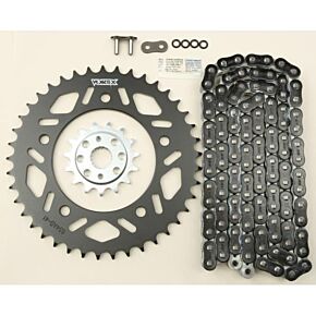 VORTEX Sprocket/chain Kit Stl/stl 15/41t Sil Rx3 520-114l Blk