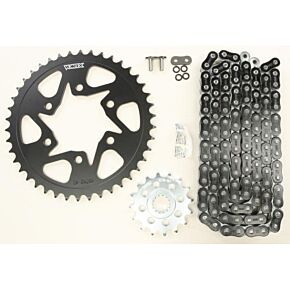 VORTEX Sprocket/chain Kit Stl/stl 16/42t Sil Rx3 520-108l Blk