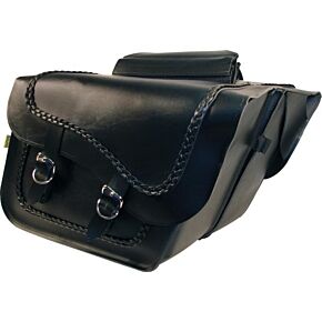 WILLIE & MAX Saddlebag Fleetside Slant Braided 16"x11"x6.5"