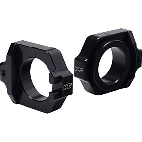WORKS Axle Blocks Elite Hon Black