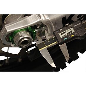 WORKS Axle Blocks Elite Kaw/suz Green