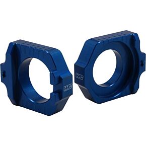 WORKS Axle Blocks Elite Ktm/hus Blue