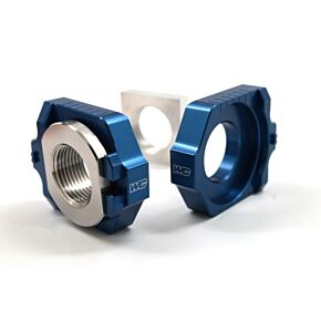 WORKS Axle Blocks Elite Ktm/hus Blue