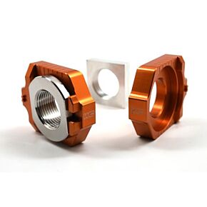 WORKS Axle Blocks Elite Ktm/hus Orange