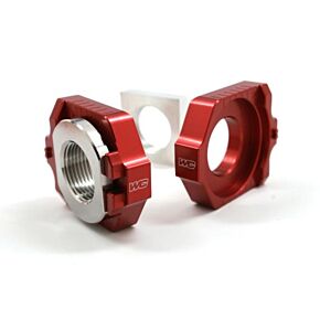 WORKS Axle Blocks Elite Ktm/hus Red