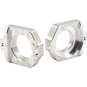 WORKS Axle Blocks Elite Ktm/hus Silver