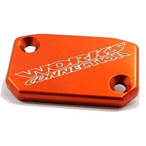 WORKS Billet Clutch Reservoir Cover Orange
