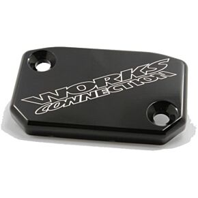WORKS Billet Front Brake Cover Blk Husky