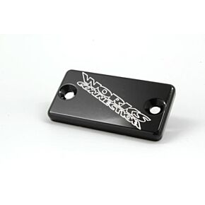 WORKS Billet Front Brake Cover Blk Yam