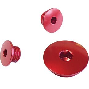 WORKS Engine Plugs Red