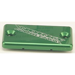 WORKS Front Brake Cover Green