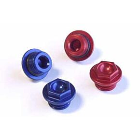 WORKS Oil Filler Plug Red