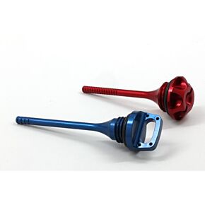WORKS Oil Filler Plug Red