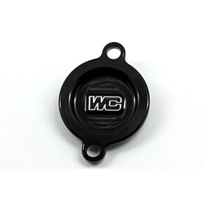 WORKS Oil Filter Cover Black Ktm/hus/gas