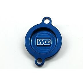 WORKS Oil Filter Cover Blue Ktm/hus/gas