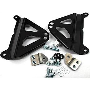 WORKS Radiator Braces Black