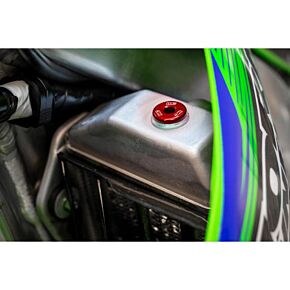 WORKS Radiator Plug Red Hon/kaw