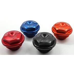 WORKS Rear Brake Cover Blue