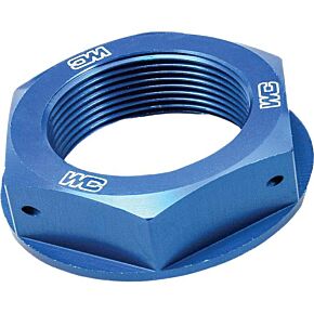 WORKS Steering Stem Nut (blue)