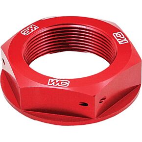 WORKS Steering Stem Nut (red)