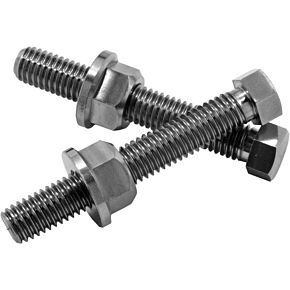 WORKS Ti Axle Adjuster Bolts Ktm/hus 10x50mm/10mm / 10mm/13mm Nuts