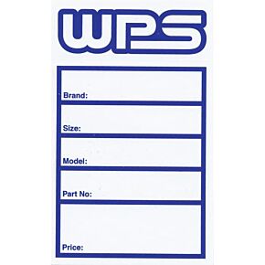 WPS Tire Labels 50/pk Stickers