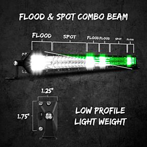 XK GLOW 20'' 2-n-1 Light Bar
