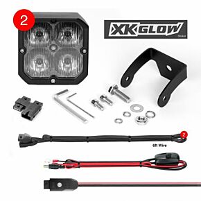 XK GLOW 20w Rgb Pod Lights Driving Beam