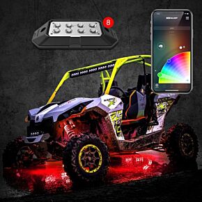 XK GLOW 8pc Rgb Rock Light