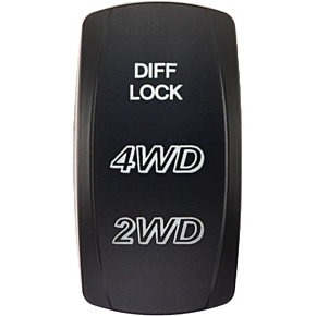 XTC POWER PRODUCTS Dash Switch Rocker Face Diff Lock