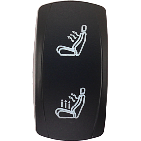 XTC POWER PRODUCTS Dash Switch Rocker Face Dual Zone Heated Seats