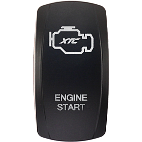 XTC POWER PRODUCTS Dash Switch Rocker Face Engine Start
