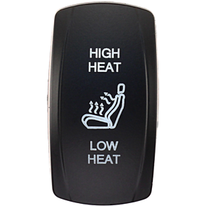 XTC POWER PRODUCTS Dash Switch Rocker Face High Low Heated Seats