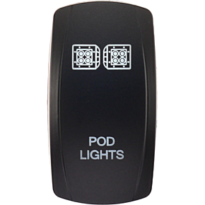 XTC POWER PRODUCTS Dash Switch Rocker Face Pod Ligghts