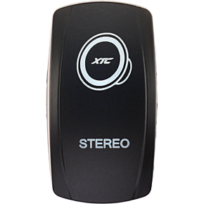 XTC POWER PRODUCTS Dash Switch Rocker Face Stereo