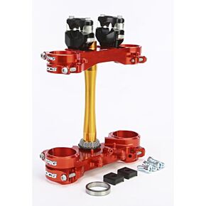 XTRIG Rocs Tech Clamp Set Red Honda 20mm