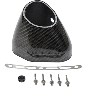 YOSHIMURA End Cap Kit Left Side R77 Lh Cf Slash-cut