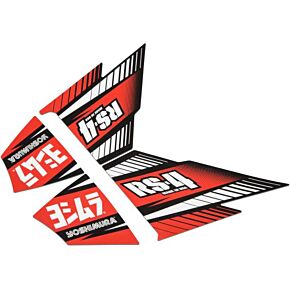 YOSHIMURA Rs-4 Muffler Decal Set 4/pcs