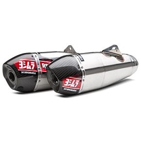 YOSHIMURA Rs-9 Header/canister/end Cap Exhaust Dual Slip-on Ss-al-cf