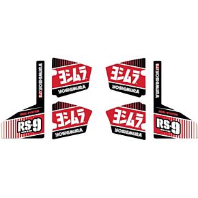 YOSHIMURA Rs-9 Muffler Decal Set 6/pcs