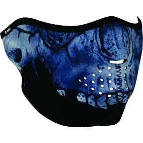 ZAN 1/2 Face Mask Midnight Skull