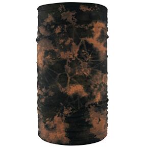 ZAN Motley Tube Fleece Lined Black & Brown Tie Dye