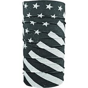 ZAN Motley Tube Polyester Black/white Flag