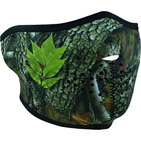 ZAN Neoprene Half Mask Forest Camo