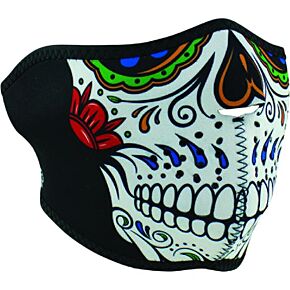 ZAN Neoprene Half Mask Muerte Skull