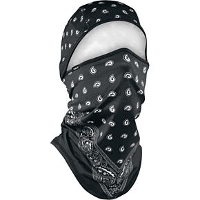 ZAN Sportflex Convertible Balaclava Black Paisley