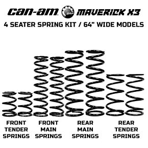 ZBROZ Dual Rate Spring Kit 64" Can