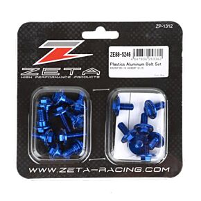 ZETA Aluminum Bolt Kit Blue